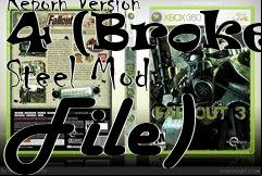 Box art for Fallout 3 Reborn Version 4 (Broken Steel Mod File)