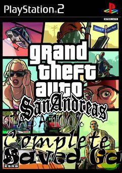 Box art for GTA SA 100% Complete Saved Game