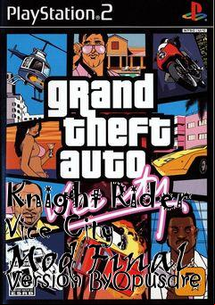 Box art for Knight Rider Vice City Mod Final Version ByOpusdre