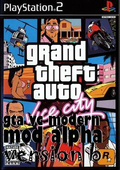 Box art for gta vc modern mod alpha version b