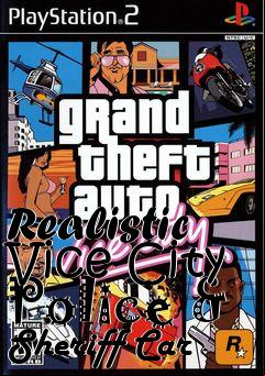 Box art for Realistic Vice City Police & Sheriff Car