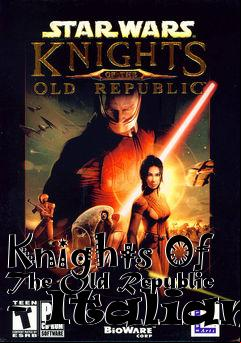 Box art for Knights Of The Old Republic - Italian