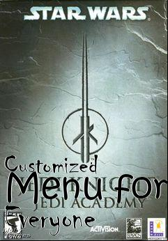 Box art for Customized Menu for Everyone