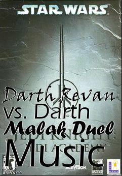 Box art for Darth Revan vs. Darth Malak Duel Music