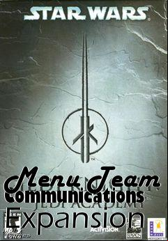 Box art for Menu Team Communications Expansion