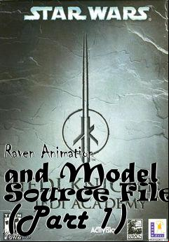 Box art for Raven Animation and Model Source Files (Part 1)