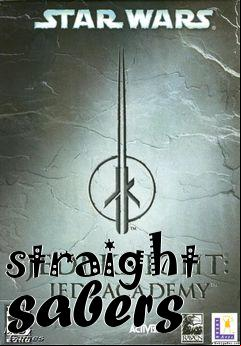 Box art for straight sabers