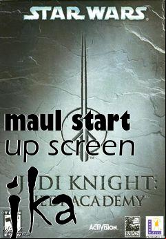 Box art for maul start up screen jka