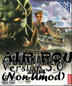 Box art for AIR POWER Version 3.0 (Non-Umod)