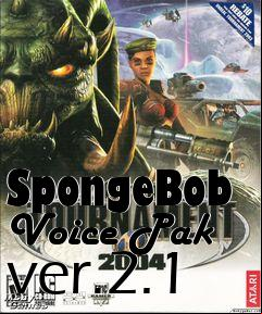 Box art for SpongeBob Voice Pak ver.2.1