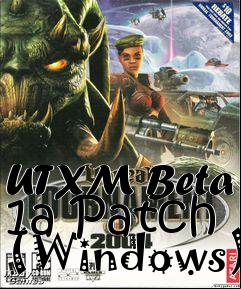 Box art for UTXM Beta 1a Patch (Windows)
