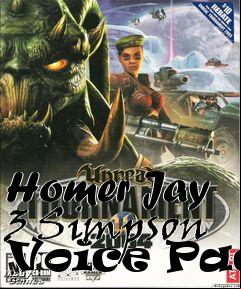 Box art for Homer Jay 3 Simpson Voice Pack