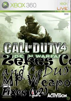 Box art for Zekes CoD and CoDUO MP Weapon Fixes (v2)