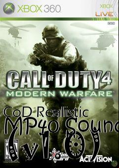 Box art for CoD Realistic MP40 Sound (v1.0)