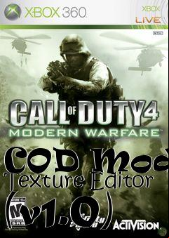 Box art for COD Model Texture Editor (v1.0)