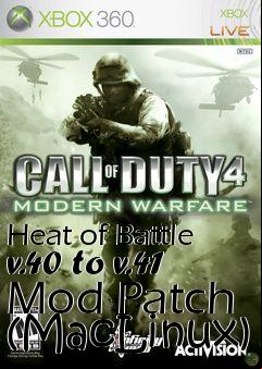 Box art for Heat of Battle v.40 to v.41 Mod Patch (MacLinux)