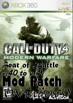 Box art for Heat of Battle v.40 to v.41 Mod Patch (Windows)
