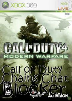 Box art for Call of Duty Chains Chat Blocker