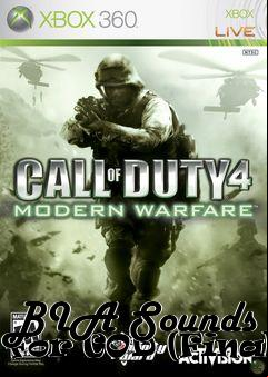 Box art for BIA Sounds for COD (Final)