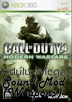 Box art for Adulus Mega Sound Mod (Weapons)