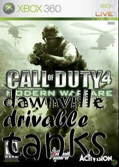 Box art for dawnville drivable tanks