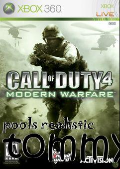 Box art for pools realistic tommy