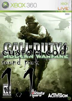 Box art for custom cod sound pack 1.1