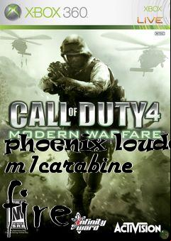 Box art for phoenix louder m1carabine fire