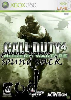Box art for phoenix custom sound pack cod