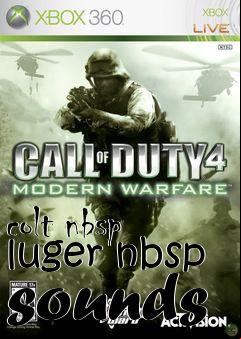 Box art for colt nbsp luger nbsp sounds