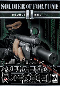 Box art for Call of Duty sound pack for SOFII