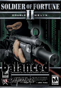 Box art for balanced weapons