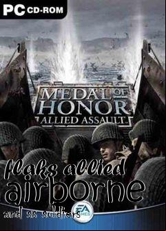 Box art for flaks allied airborne and ss soldiers
