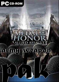 Box art for army weapon pak