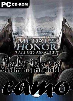Box art for flakriders dean springfield camo