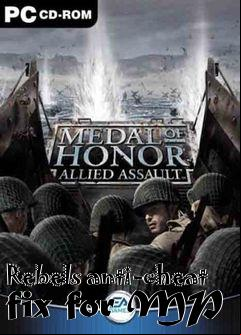 Box art for Rebels anti-cheat fix for MP