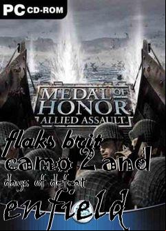 Box art for flaks brit camo 2 and days of defeat enfield