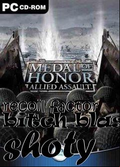Box art for recoil factor bitch blast shoty