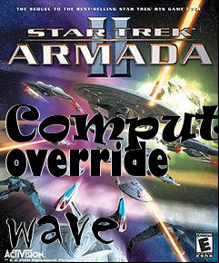 Box art for Computer override wave