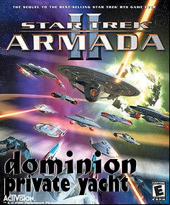 Box art for dominion private yacht