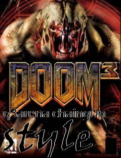 Box art for q3arena chaingun style