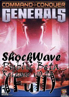 Box art for ShockWave Public Beta Release v0.93 (Full)