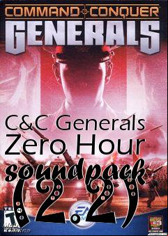 Box art for C&C Generals Zero Hour soundpack (2.2)