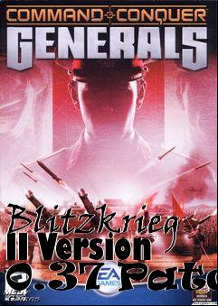 Box art for Blitzkrieg II Version 0.37 Patch