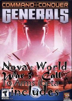 Box art for Nova : World War 3 - Call To Arms (beta - includes