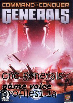 Box art for cnc generals game voice profiles1.1a
