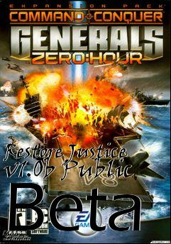 Box art for Restore Justice v1.0b Public Beta