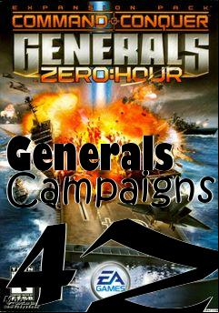 Box art for Generals Campaigns 4ZH
