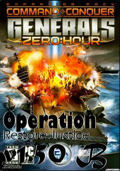 Box art for Operation Restore Justice v1.50 B