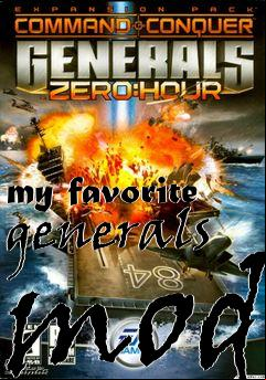 Box art for my favorite generals mod